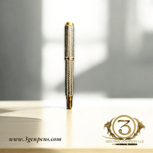 Load image into Gallery viewer, 3 Gen Pen Company Rollerball Pen Gold Braided Rollerball Pen Jr