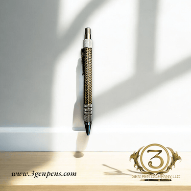 3 Gen Pen Company Ballpoint Pen Dura-Click Polymer Pencil -Chrome