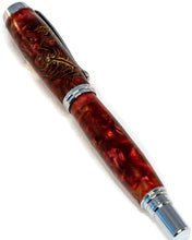 Load image into Gallery viewer, 3 Gen Pen Company Rollerball Pen George Rhodium accented - Wood Rollerball Pen - Pine Cone