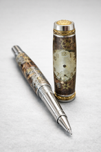 Load image into Gallery viewer, 3 Gen Pen Company Rollerball Pen Jr George Chrome/Gold accented - Rustic Watchparts rollerball Pen