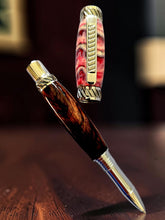 Load image into Gallery viewer, 3 Gen Pen Company Rollerball Pen Mammoth Molar &amp; Cocobolo Rollerball Pen (Includes COA)