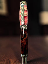 Load image into Gallery viewer, 3 Gen Pen Company Rollerball Pen Mammoth Molar &amp; Cocobolo Rollerball Pen (Includes COA)