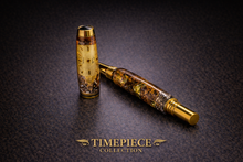 Load image into Gallery viewer, 3 Gen Pen Company Rollerball Pen Rustic Watchparts gold accented rollerball Pen - Timepiece Collection