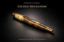 Load image into Gallery viewer, 3 Gen Pen Company Rollerball Pen Rustic Watchparts gold accented rollerball Pen - Timepiece Collection