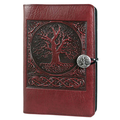 Dublin Gift Company Leather Journal Original Journal World Tree - SMALL Journal  Wine