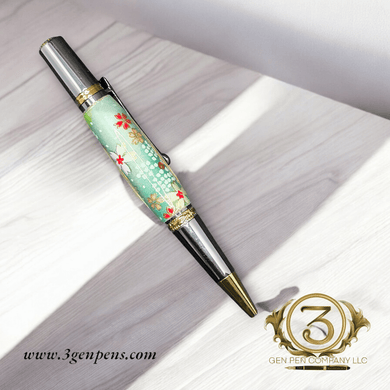 Gatsby Japanese Oriental design pen Flowers - 3 Gen Pen Company LLC