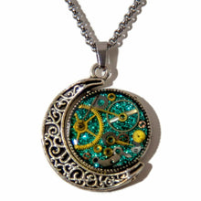 Load image into Gallery viewer, Wrist Watch Part Jewelry -Moon: blue/green - 3 Gen Pen Company LLC