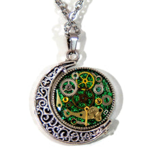 Load image into Gallery viewer, Wrist Watch Part Jewelry -Moon: green/light red - 3 Gen Pen Company LLC