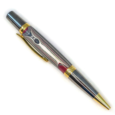 3 Gen Pen Company Rollerball Pen Majestic Squire Jeep Fordite Pen