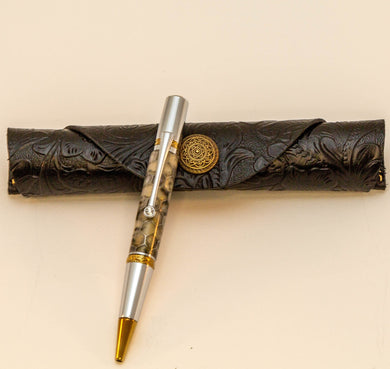 3 Gen Pen Company Rollerball Pen Majestic Squire Stained Glass Look Pen
