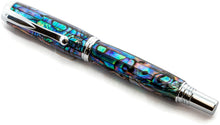 Cargar imagen en el visor de la galería, George Pen made with Light Blue/Aqua Colored Natural Abalone - 3 Gen Pen Company LLC