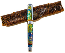 Load image into Gallery viewer, Leveche Stained Glass Look Fountain Pen - 3 Gen Pen Company LLC