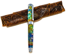 Cargar imagen en el visor de la galería, Leveche Stained Glass look Rollerball Pen - 3 Gen Pen Company LLC