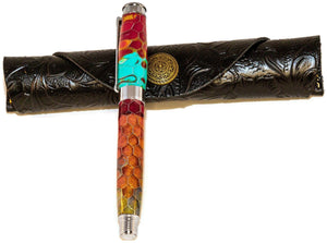 Leveche Stained Glass look Rollerball Pen - 3 Gen Pen Company LLC