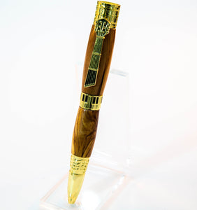 Musical Themed Pen - Olivewood - 3 Gen Pen Company